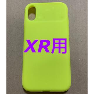 アイフォーン(iPhone)のiPhoneケース ライム色 イエロー系 (XR用)(その他)