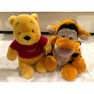 ディズニー(Disney)のプーさん　ティガー　ぬいぐるみSサイズ(ぬいぐるみ)