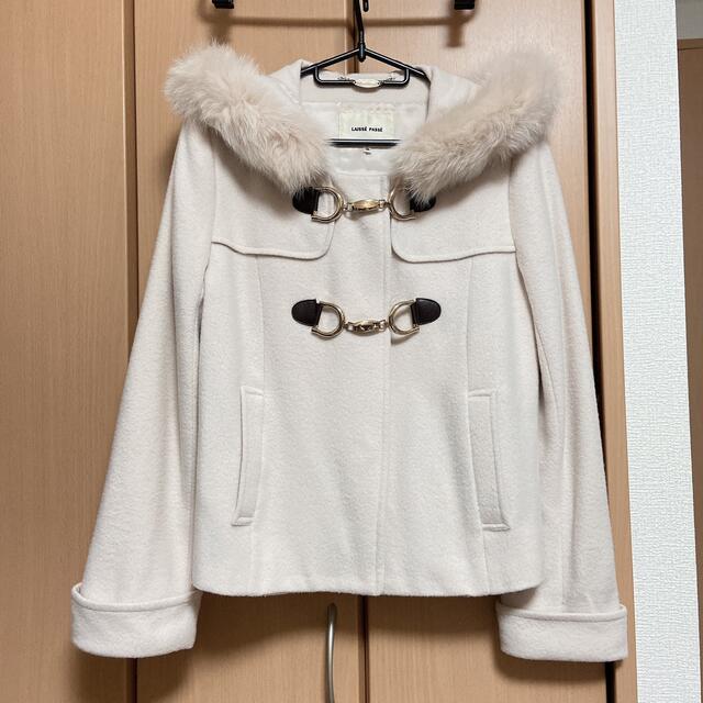 レッセパッセ♡FOXファー付きダッフルコート♡アイボリー