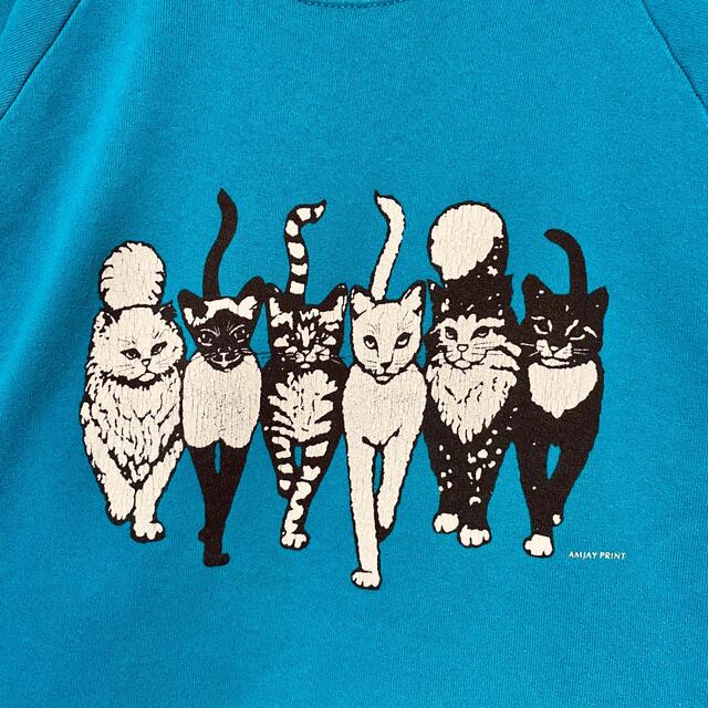 猫　スウェット　両面　リンダロリ　あいみょん　Tシャツ　　アメリカ製