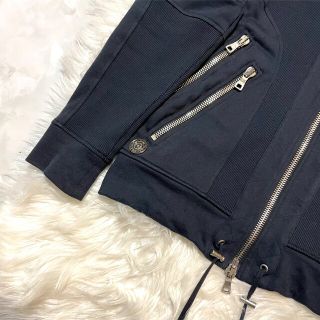 BALMAIN - 本物 バルマンオム リブ切替 エンブレムコイン装飾 マルチ