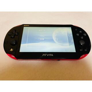 プレイステーションヴィータ(PlayStation Vita)のPSVita PCH-2000 ZA15 本体 ピンクブラック動作確認済み(家庭用ゲーム機本体)