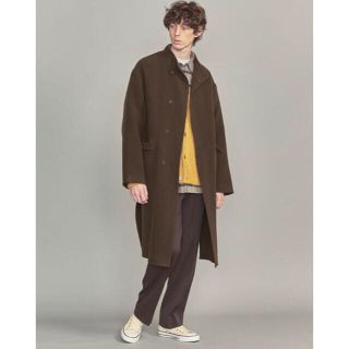 ビューティアンドユースユナイテッドアローズ(BEAUTY&YOUTH UNITED ARROWS)のUnited Arrows スタンドカラーコート ブラウン(ステンカラーコート)