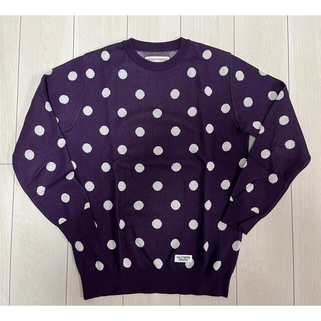 WACKO MARIA DOTS JACQUARD SWEATER　セーター