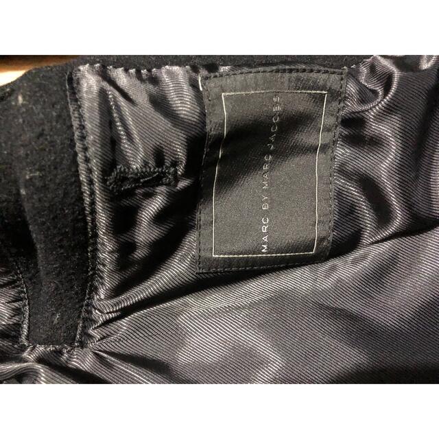 MARC BY MARC JACOBS スタジャン ウール レザー ブラック