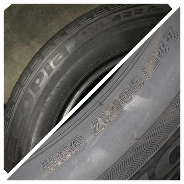 225/60R17 オールシーズンタイヤ のみ (ホイール除く)ブリジストン