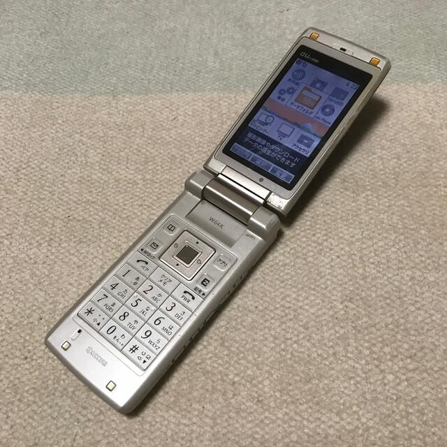 京セラ - 京セラ W64K ガラケー 2008年製 ワンセグ付 KYOCERA 京セラ - 京セラ W64K ガラケー 2008年製 ワンセグ付 KYOCERA