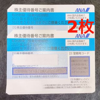 ANA 株主優待券　2枚(その他)