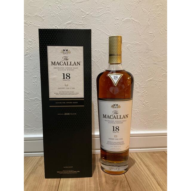 【タイムセール！】 マッカラン18年 700ml 箱付き　2021リリース MACALLAN ウイスキー