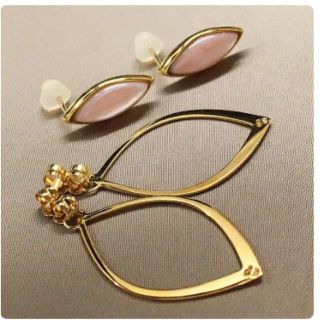 STAR JEWELRY - スタージュエリー K10 マザーオブパール 天然石 2way