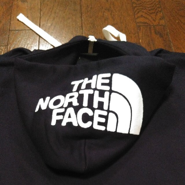 最新 - FACE NORTH THE THE FACE　ノースフェイス　パーカー　L　ネイビー　ビックロゴ NORTH パーカー