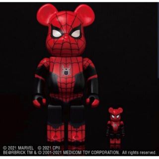 メディコムトイ(MEDICOM TOY)のBE@RBRICK SPIDER-MAN UPGRADED SUIT(アメコミ)