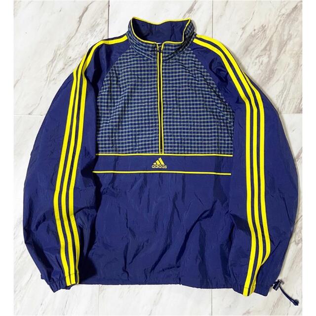 vintage 90s adidas アノラック プルオーバーナイロンジャケット