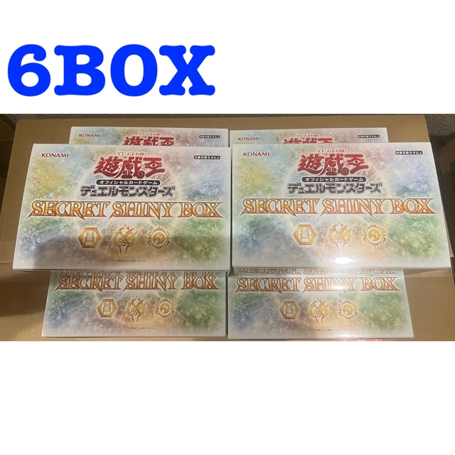 6BOXセット 遊戯王 SECRET SHINY BOX 新品未開封