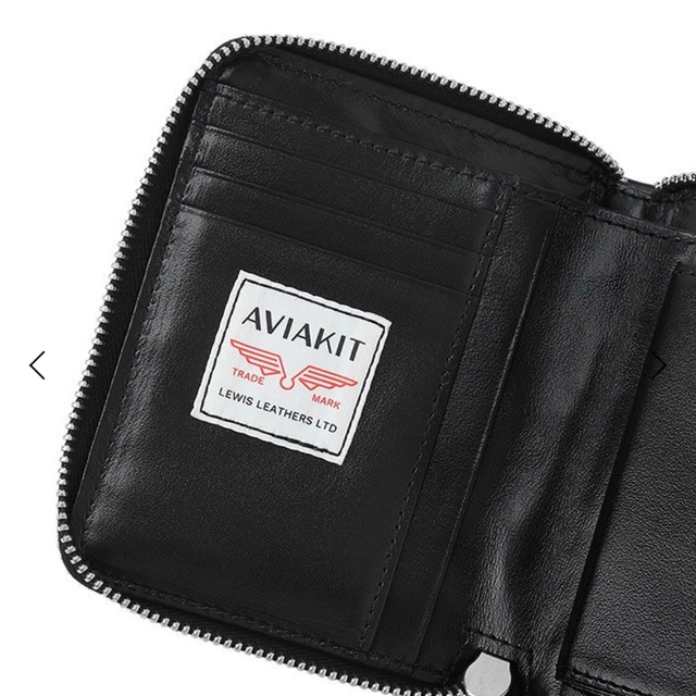 Lewis Leathers(ルイスレザー)のLewis Leathers PORTER WALLET BLK ルイスレザー メンズのファッション小物(折り財布)の商品写真