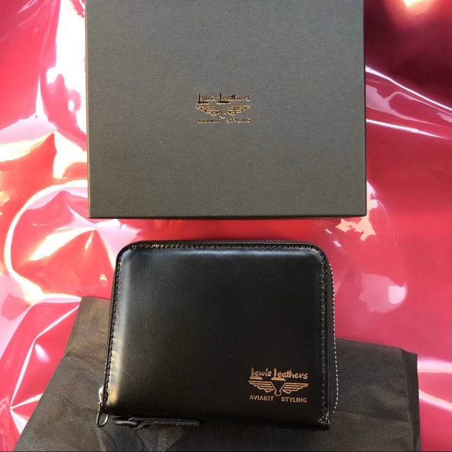 Lewis Leathers(ルイスレザー)のLewis Leathers PORTER WALLET BLK ルイスレザー メンズのファッション小物(折り財布)の商品写真