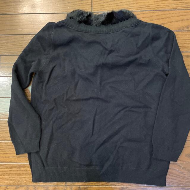 PRADA ファー付カーディガン