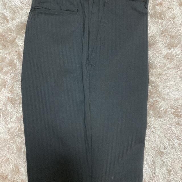 メンズスーツ　ズボン　黒 メンズのスーツ(スラックス/スーツパンツ)の商品写真