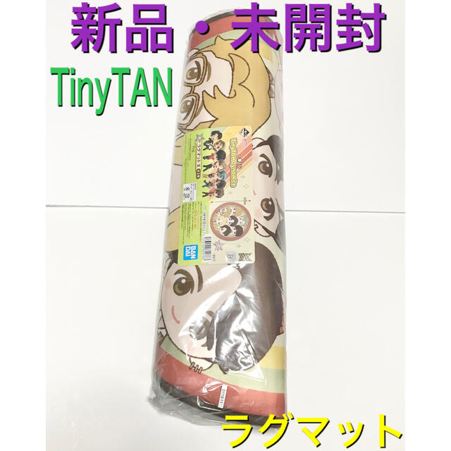 防弾少年団(BTS)(ボウダンショウネンダン)のBTS TinyTAN 一番くじ　ラグマット　タイニータン　 エンタメ/ホビーのタレントグッズ(アイドルグッズ)の商品写真