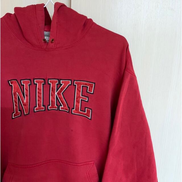 90s 古着 NIKE オーバー サイズ パーカー ゆるダボ XL 菅田将暉