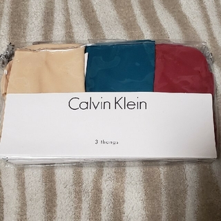 カルバンクライン(Calvin Klein)のCalvin Klein　Ｔバック　３枚組　L(ショーツ)