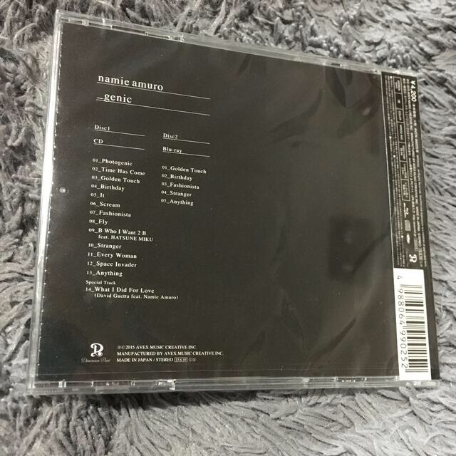 新品未開封 _genic(Blu-ray Disc付)安室奈美恵の通販 by ど 新品未開封 _genic(Blu-ray Disc付)安室奈美恵の通販 by ど