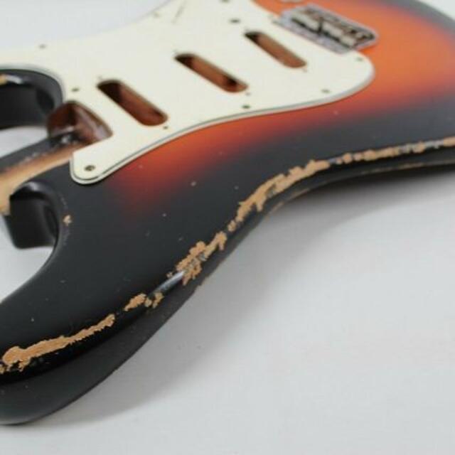 贈り物 MJT ストラトキャスター レリック加工ボディ 3トーンサン