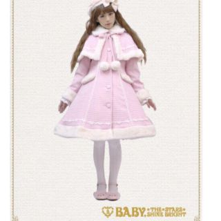 ベイビーザスターズシャインブライト(BABY,THE STARS SHINE BRIGHT)の新品●定価　４万5144円●送料無料●BABY,THE STARSミルキーコート(ロングコート)