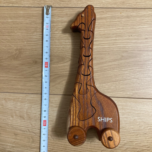 SHIPS KIDS(シップスキッズ)の木製立体パズル　キリン キッズ/ベビー/マタニティのおもちゃ(積み木/ブロック)の商品写真