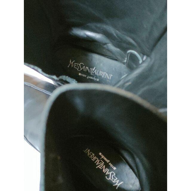 Saint Laurent(サンローラン)の正規レア イヴサンローラン YSL ジョニーロングブーツ 黒 40 メンズ最長丈 メンズの靴/シューズ(ブーツ)の商品写真