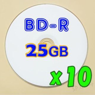 ブルーレイディスク BD-R(25GB) ハードコート仕様【10枚セット】(ブルーレイレコーダー)