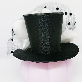 【ハンドメイド】ミニシルクハット