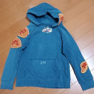 デニムダンガリー(DENIM DUNGAREE)のEtoo Miz 様専用【130】デニムダンガリーミッキーパーカー(Tシャツ/カットソー)