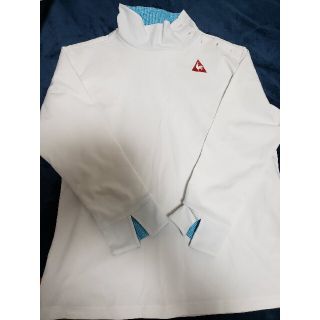 ルコックスポルティフ(le coq sportif)のルコック　ゴルフシャツ七分袖　白(ウエア)