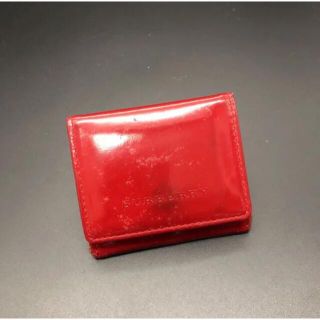 バーバリー(BURBERRY)の即決 BURBERRY バーバリー エナメル コインケース 小銭入れ(コインケース)