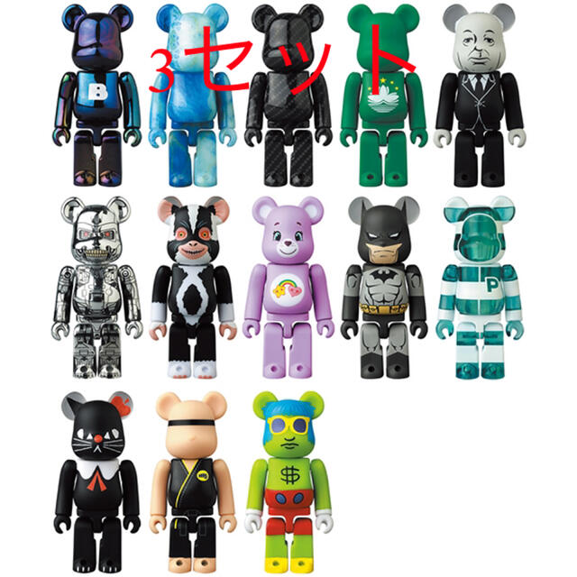 ベアブリック【3セット】BE@RBRICK SERIES43 未開封BOX 24個入