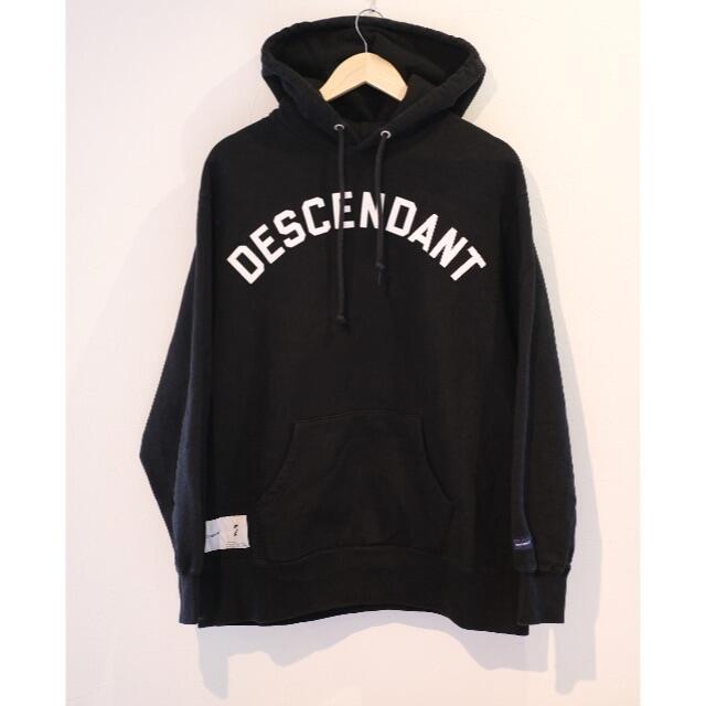 DESCENDANT☆アーチロゴワッペンスウェットパーカートップス