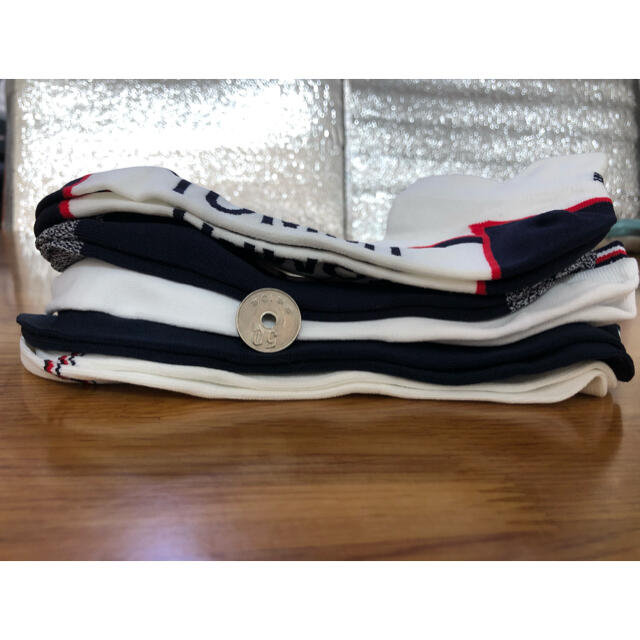 TOMMY HILFIGER(トミーヒルフィガー)の新品トミーヒルフィガーTOMMY HILFIGERレディース5足セット512 レディースのレッグウェア(ソックス)の商品写真