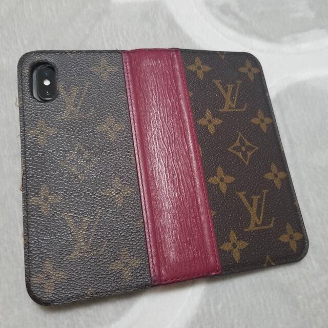 LOUIS VUITTON(ルイヴィトン)のLOUIS VUITTON iPhoneXフォリオ スマホ/家電/カメラのスマホアクセサリー(iPhoneケース)の商品写真