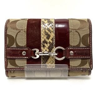 コーチ(COACH)のCOACH(コーチ) 2つ折り財布 シグネチャー柄(財布)