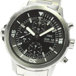 インターナショナルウォッチカンパニー(IWC)の【IWC SCHAFFHAUSEN】IWC アクアタイマー クロノグラフ デイデイト IW376804 自動巻き メンズ 【2210】(腕時計(アナログ))