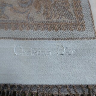 クリスチャンディオール(Christian Dior)のクリスチャン・ディオール  大判ストール(ストール/パシュミナ)