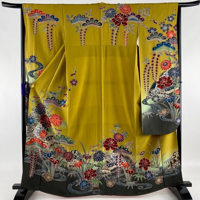 振袖 美品 名品 身丈164cm 裄丈65cm 正絹 【中古】 レディースの水着/浴衣(着物)の商品写真