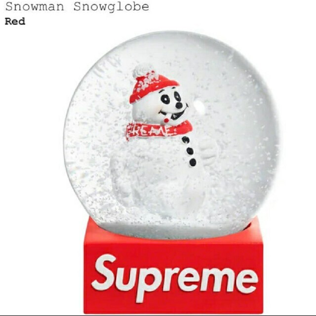 Supreme snowman snowglobe スノードームのサムネイル