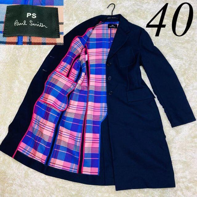 お洒落チェック♪ PS Paul Smith ポールスミス カラーコート rotondaro
