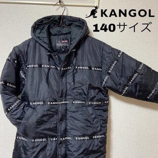カンゴール(KANGOL)の美品　カンゴール　ダウン　アウター　黒　140(ジャケット/上着)