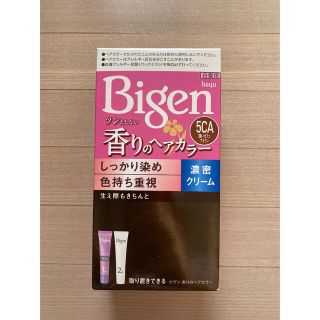 ホーユー(Hoyu)のビゲン 香りのヘアカラー クリーム 5CA 深いカフェブラウン(1セット)(白髪染め)