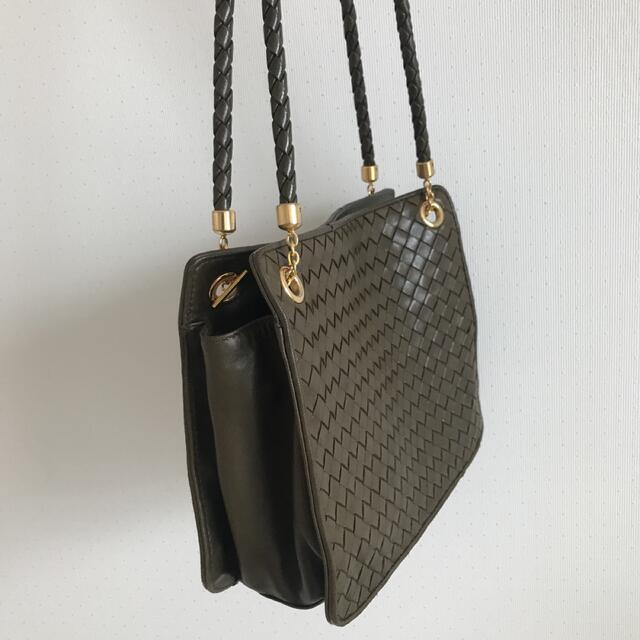 Bottega Veneta(ボッテガヴェネタ)のきなこ様専用　ボッテガヴェネタ　オールレザー　ショルダーバック  レディースのバッグ(ショルダーバッグ)の商品写真