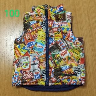 ヒステリックミニ(HYSTERIC MINI)のヒステリックミニ ダウンベスト 100 リバーシブル(ジャケット/上着)