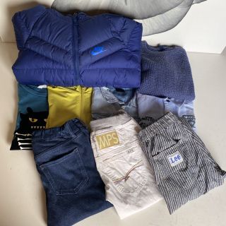 ナイキ(NIKE)のH&M ティンカーベル  ユニクロ デニムシャツ ニット ズボン まとめ売り(ジャケット/上着)